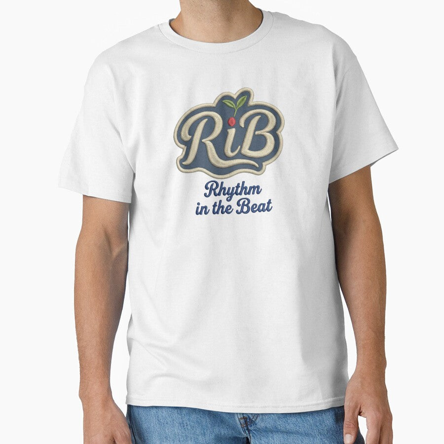 Heritage Steel Navy Vintage Varsity Script Logo by - Adult & Kids T-Shirts, Sweatshirts & Hoodies apparel design preview 1