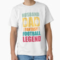 Husband Dad Fantasy Football Legend T-Shirt - Graphic Print Men Women - T-Shirt, Sweatshirt, Hoodie