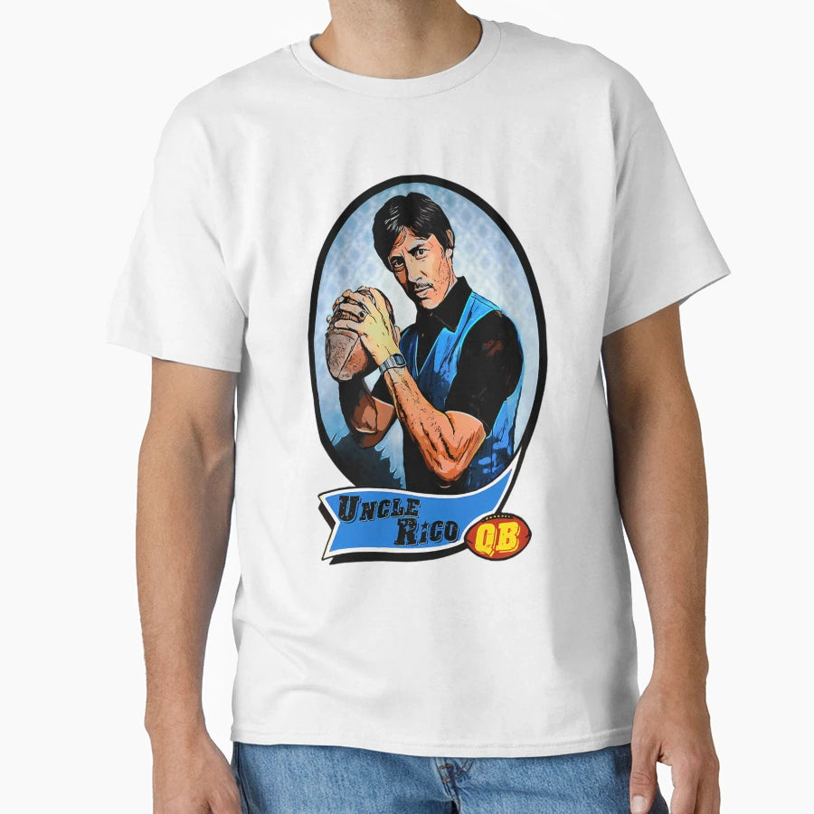 Uncle Rico Qb Football Card T-Shirt - Casual Everyday Wear Men Women - T-Shirt, Sweatshirt, Hoodie