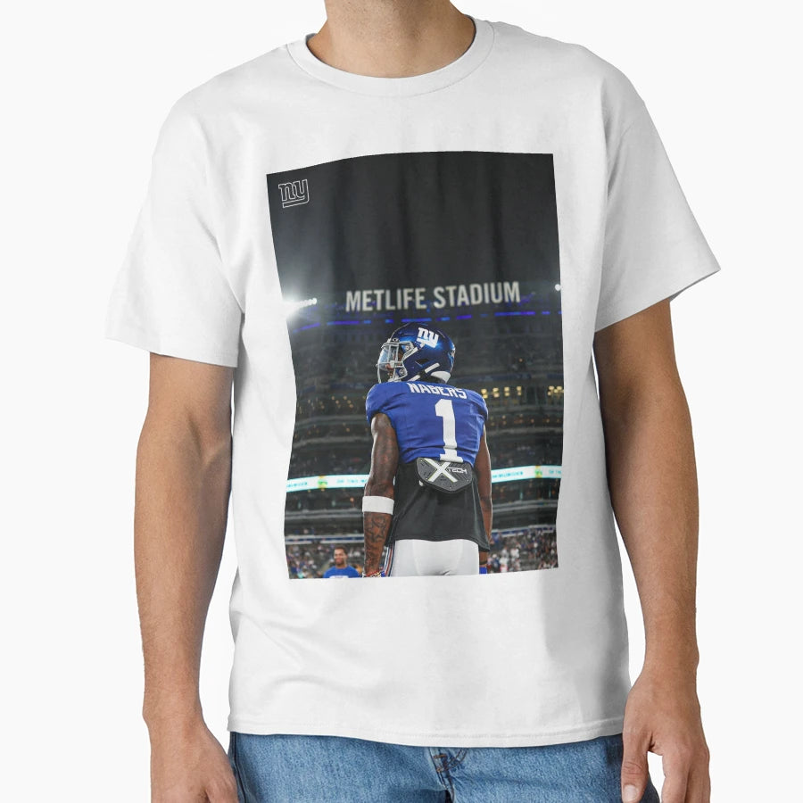 Metlife Nabers T-Shirt - Casual Everyday Wear for Adults - T-Shirt, Sweatshirt, Hoodie
