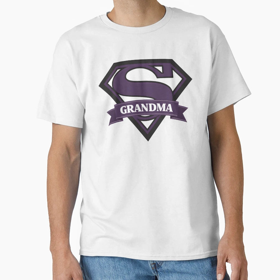 Super Grandma Superhero Grandma Gift T-Shirt - Casual Everyday Wear Unisex - T-Shirt, Sweatshirt, Hoodie