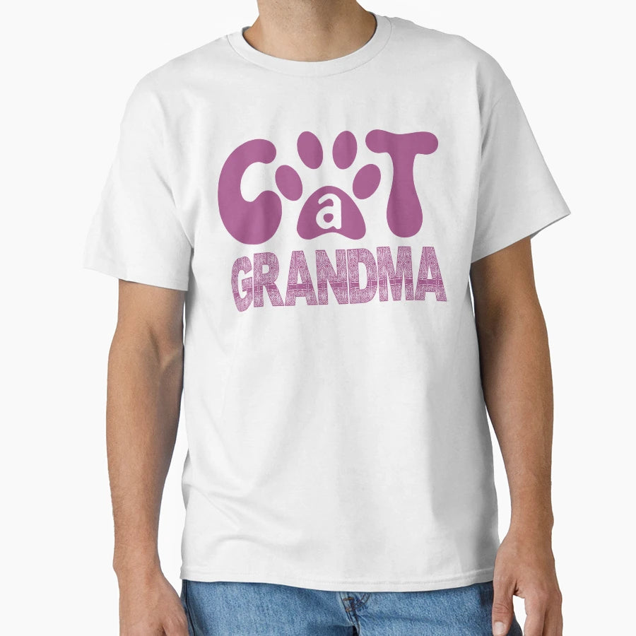 Cat Grandma T-Shirt - Novelty Apparel for Adults - T-Shirt, Sweatshirt, Hoodie