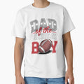 Dad Football Birthday Family Baller B T-Shirt - Minimalist Print Unisex - T-Shirt, Sweatshirt, Hoodie