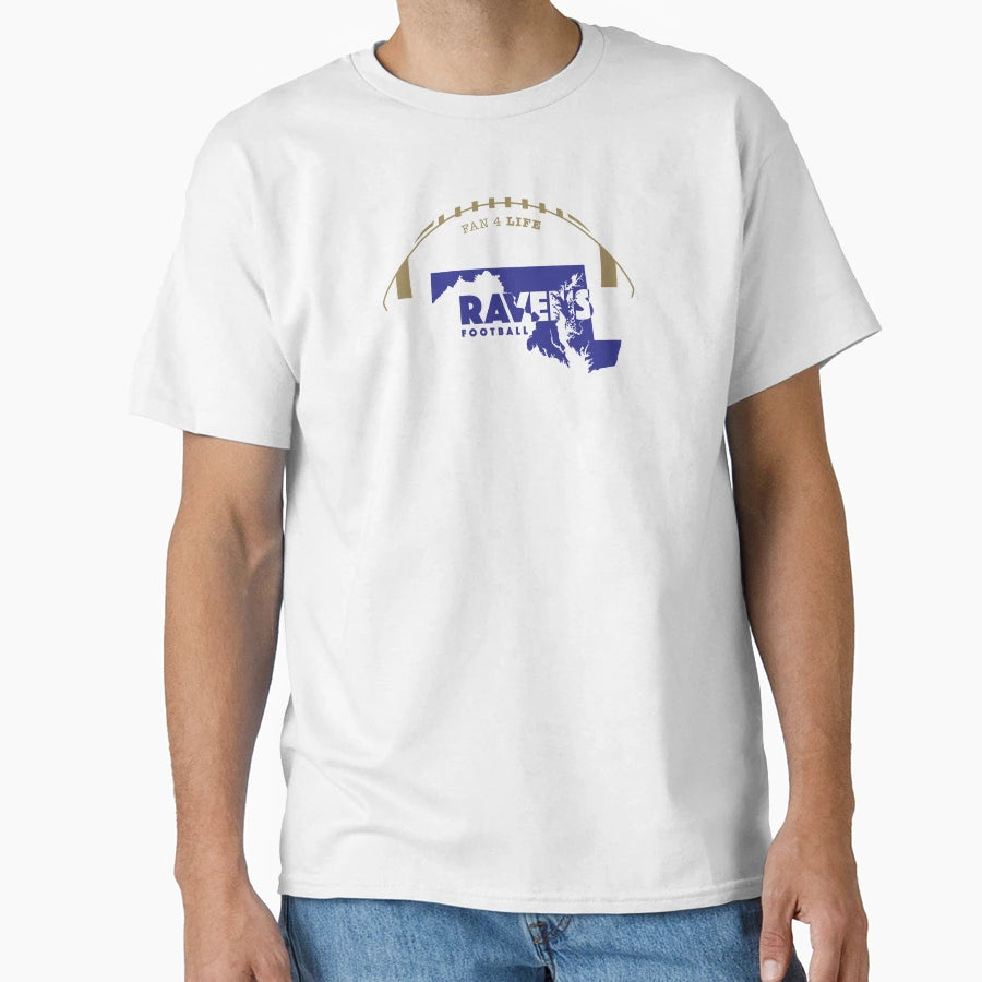 Baltimore Ravens T-Shirt - Casual Everyday Wear for Adults - T-Shirt, Sweatshirt, Hoodie