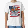 Faith Family Football Freedom T-Shirt - Fun Novelty Design for Adults - T-Shirt, Sweatshirt, Hoodie