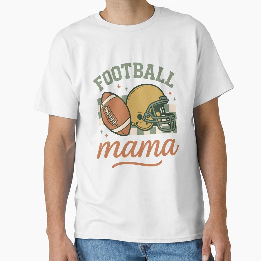 Football Mama Game Day Proud Sports Moms T-Shirt - Trendy Graphic Unisex - T-Shirt, Sweatshirt, Hoodie