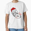 Santa Rugby Dad Sports Father Gift T-Shirt - Custom Art Print Men Women - T-Shirt, Sweatshirt, Hoodie