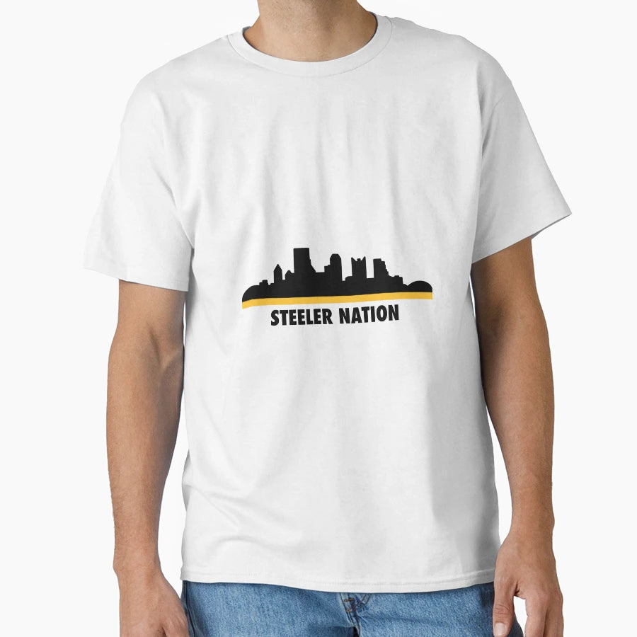 Steeler Nation T-Shirt - Minimalist Print Unisex - T-Shirt, Sweatshirt, Hoodie