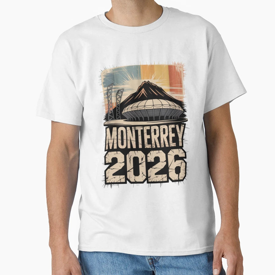 Monterrey 2026 Cerro De La Silla Mountain V7 T-Shirt - Graphic Print Unisex - T-Shirt, Sweatshirt, Hoodie