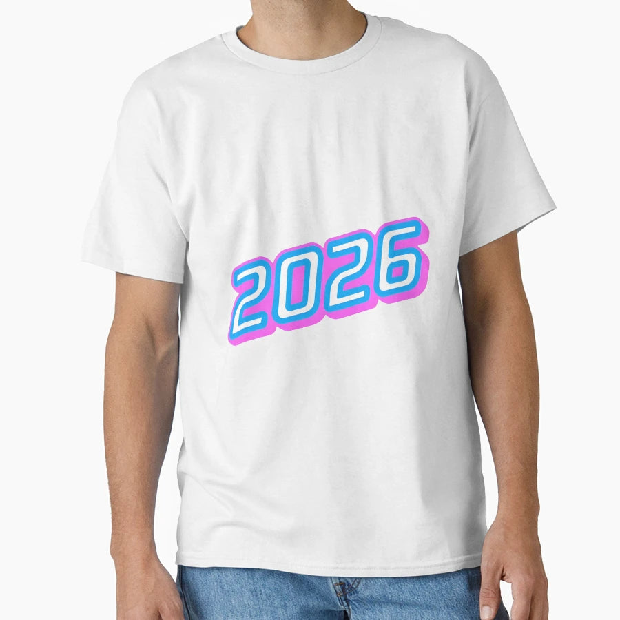 New Year 2026 T-Shirt - Custom Art Print Men Women - T-Shirt, Sweatshirt, Hoodie