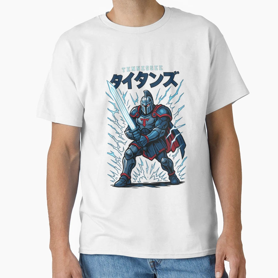 Tennessee Titans Samurai Warrior Japan T-Shirt - Graphic Print Unisex - T-Shirt, Sweatshirt, Hoodie