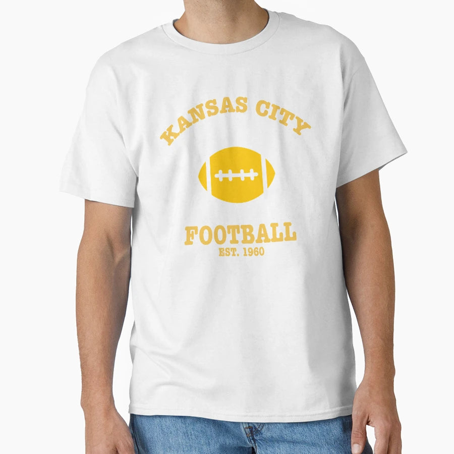 Kansas City Football T-Shirt - Minimalist Print Unisex - T-Shirt, Sweatshirt, Hoodie