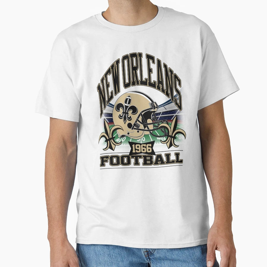 New Orleans Football Gridiron Legacy T-Shirt - Custom Art Print Unisex - T-Shirt, Sweatshirt, Hoodie