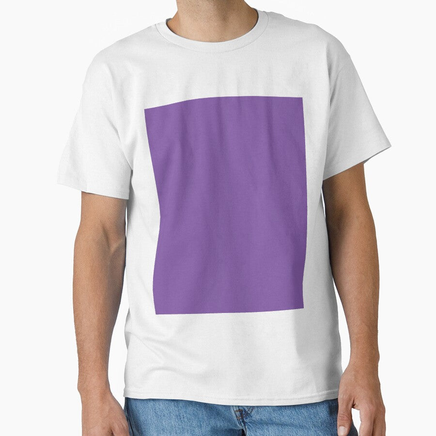 Plain Solid Color Medium Purple Chic Eggplant by - Adult & Kids T-Shirts, Sweatshirts & Hoodies apparel design preview 1