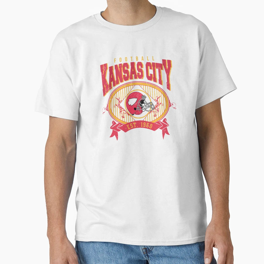 Kansas City Football T-Shirt - Streetwear Style for Adults - T-Shirt, Sweatshirt, Hoodie