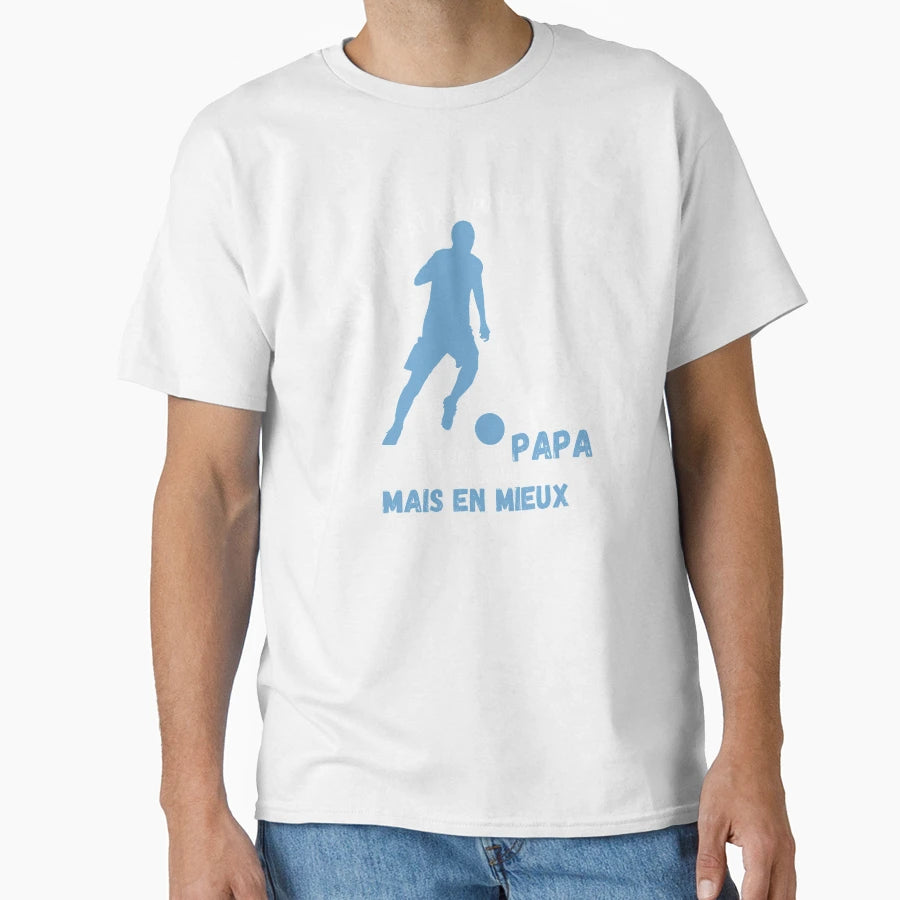 Im Footballer Daddy Humorous Gift T-Shirt - Graphic Print Men Women - T-Shirt, Sweatshirt, Hoodie