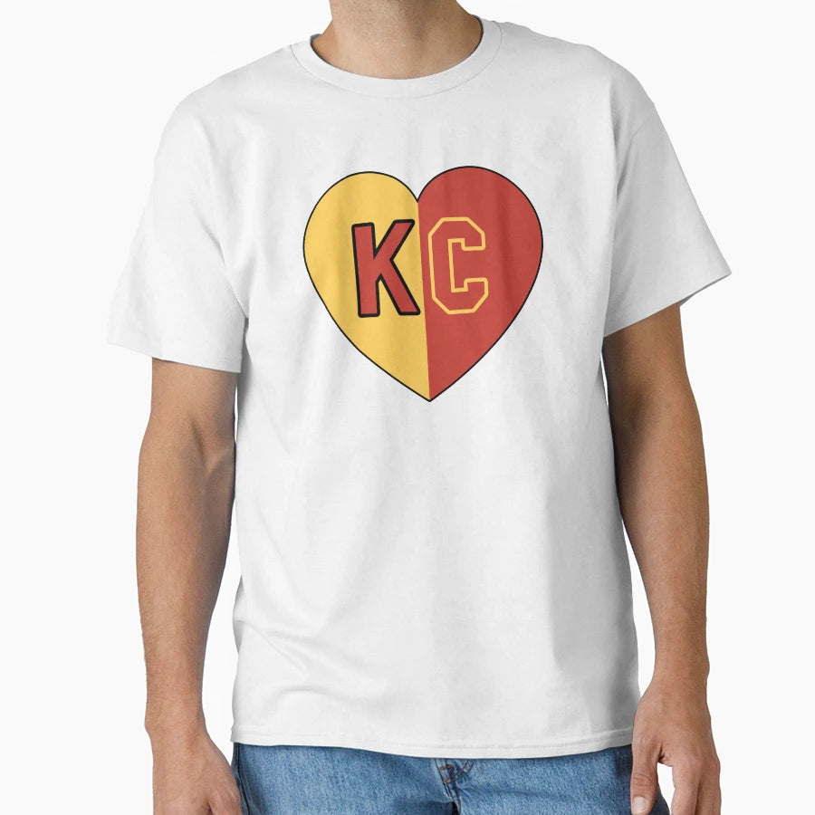 I Love Kansas City Kc Heart T-Shirt - Fun Novelty Design Men Women - T-Shirt, Sweatshirt, Hoodie