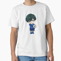 Rin Itoshi Blue Lock Chibi Ace T-Shirt - Minimalist Print for Adults - T-Shirt, Sweatshirt, Hoodie