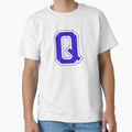 Varsity Letter Q T-Shirt - Novelty Apparel Men Women - T-Shirt, Sweatshirt, Hoodie