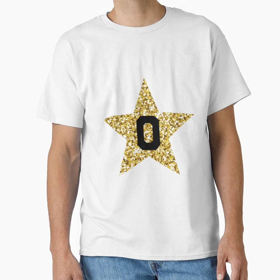 O Gold Star T-Shirt - Unique Graphic Men Women - T-Shirt, Sweatshirt, Hoodie