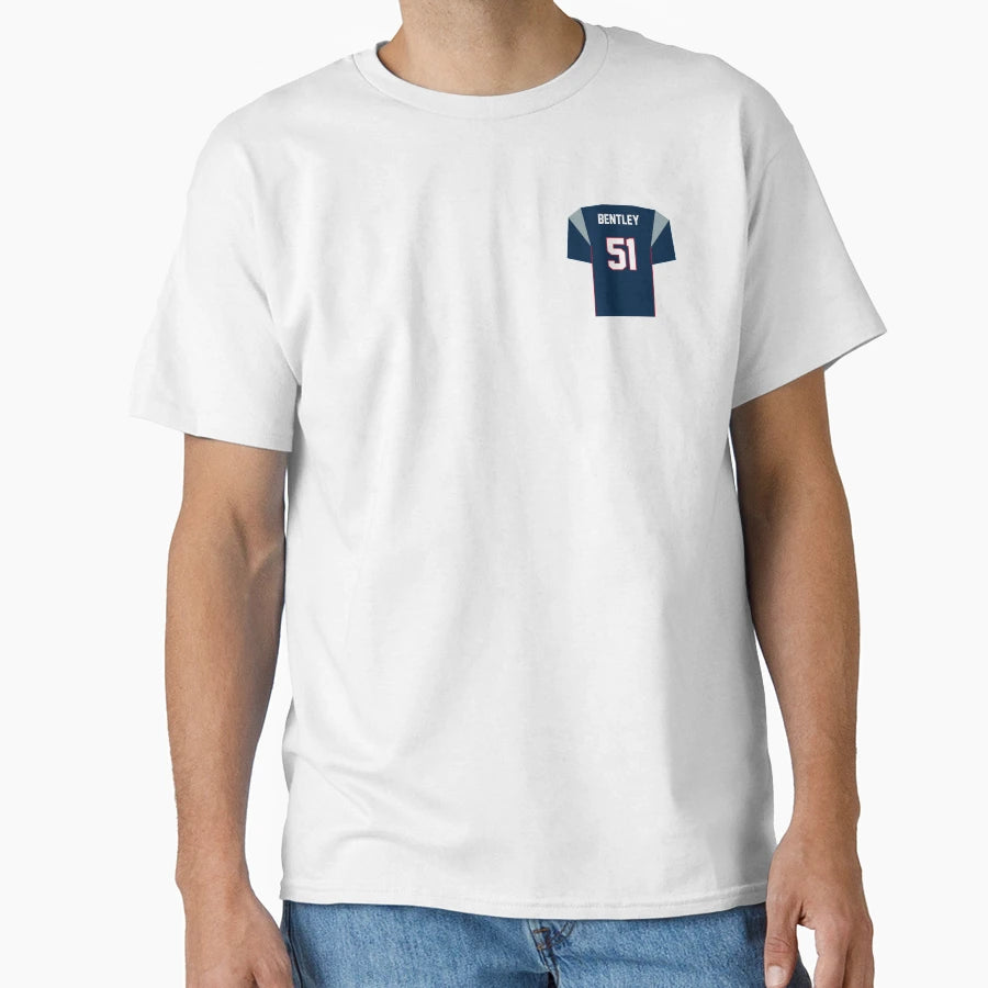 Jawhaun Bentley Patriots Jersey T-Shirt - Aesthetic Graphic Unisex - T-Shirt, Sweatshirt, Hoodie
