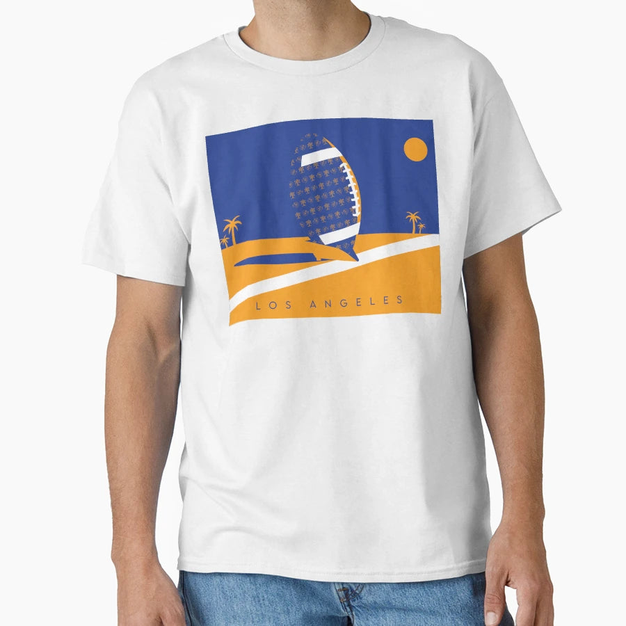 Los Angeles Football Nfl Fan Art T-Shirt - Aesthetic Graphic Men Women - T-Shirt, Sweatshirt, Hoodie