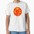 Chiefs Helmet Kc Kansas City Circle Pie T-Shirt - Aesthetic Graphic Unisex - T-Shirt, Sweatshirt, Hoodie