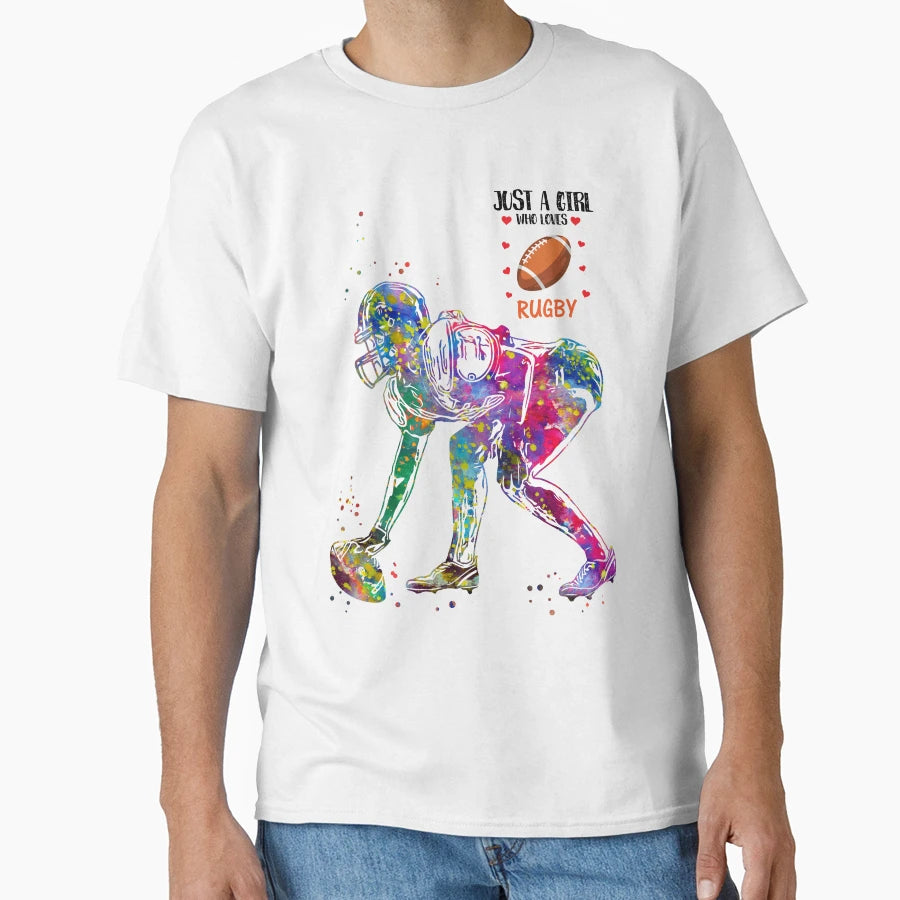 American Football Player T-Shirt - Aesthetic Graphic Men Women - T-Shirt, Sweatshirt, Hoodie