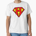 Letter H Super Letter Vol 1 T-Shirt - Graphic Print Men Women - T-Shirt, Sweatshirt, Hoodie