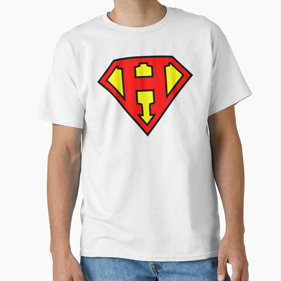 Letter H Super Letter Vol 1 T-Shirt - Graphic Print Men Women - T-Shirt, Sweatshirt, Hoodie