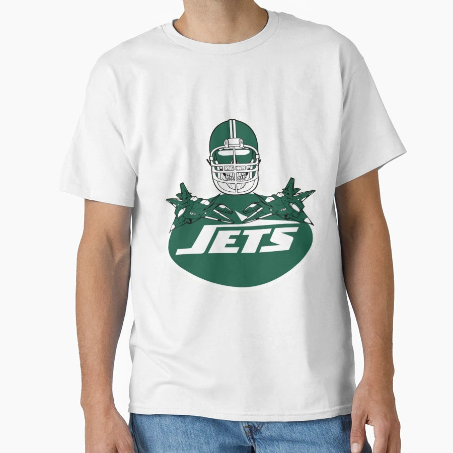Jets Skull T-Shirt - Custom Art Print Unisex - T-Shirt, Sweatshirt, Hoodie