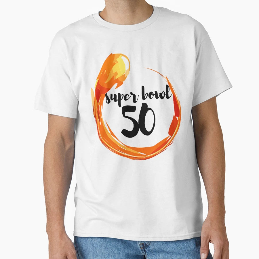 Super Bowl 50 T-Shirt - Custom Art Print Unisex - T-Shirt, Sweatshirt, Hoodie