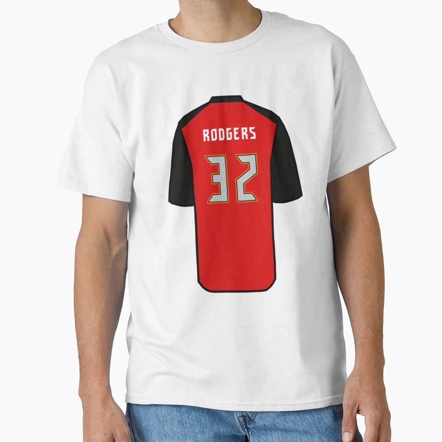 Jacquizz Rodgers Jersey T-Shirt - Trendy Graphic for Adults - T-Shirt, Sweatshirt, Hoodie