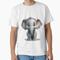Playful Baby Elephant by RockitBaby - Adult & Kids T-Shirts, Sweatshirts & Hoodies apparel design preview 1