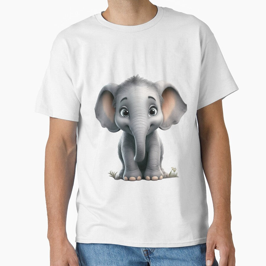 Playful Baby Elephant by RockitBaby - Adult & Kids T-Shirts, Sweatshirts & Hoodies apparel design preview 1