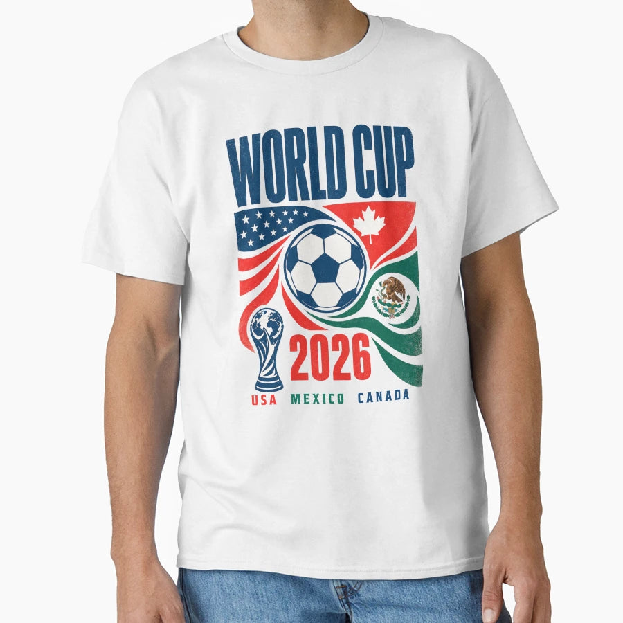 World Cup 2026 Usa Mexico Canada T-Shirt - Trendy Graphic for Adults - T-Shirt, Sweatshirt, Hoodie