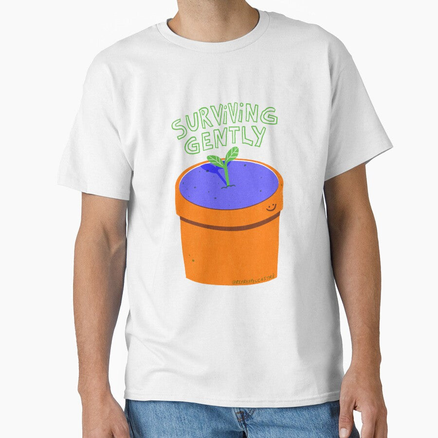 Surviving gently by Rey - Adult & Kids T-Shirts, Sweatshirts & Hoodies apparel design preview 1