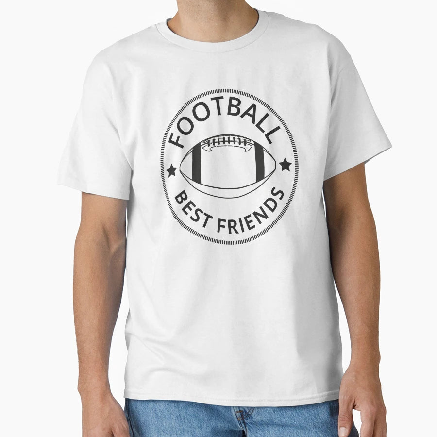 American Football Best Friends I T-Shirt - Fun Novelty Design for Adults - T-Shirt, Sweatshirt, Hoodie