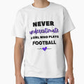 Never Underestimate Who Plays T-Shirt - Aesthetic Graphic for Adults - T-Shirt, Sweatshirt, Hoodie
