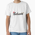 Believe Christmas Casual Short Sleeve Funny Letter - Adult & Kids T-Shirts, Sweatshirts & Hoodies apparel design preview 1