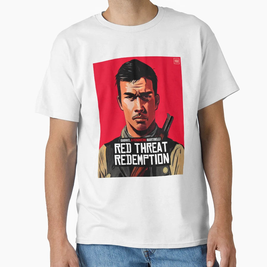Red Threat Redemption Gabriel O T-Shirt - Fun Novelty Design Unisex - T-Shirt, Sweatshirt, Hoodie