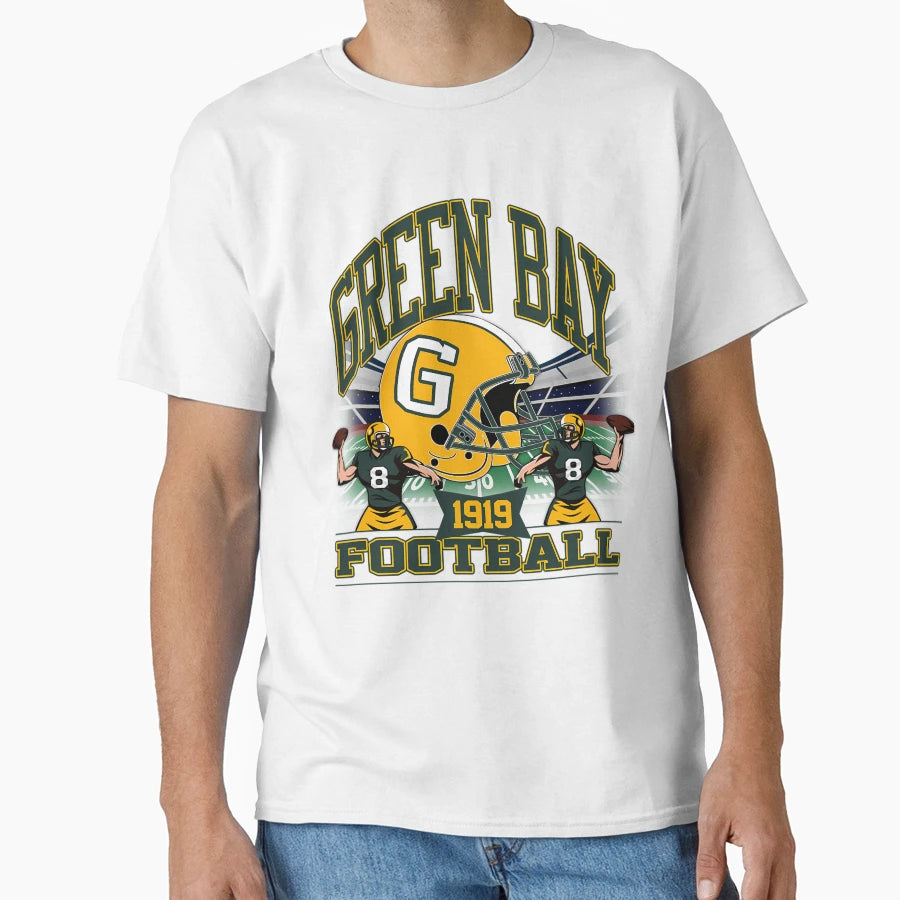 Green Bay Football Gridiron Legacy T-Shirt - Unique Graphic for Adults - T-Shirt, Sweatshirt, Hoodie