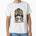 Bleached Football Mom Life Leopard T-Shirt - Streetwear Style for Adults - T-Shirt, Sweatshirt, Hoodie