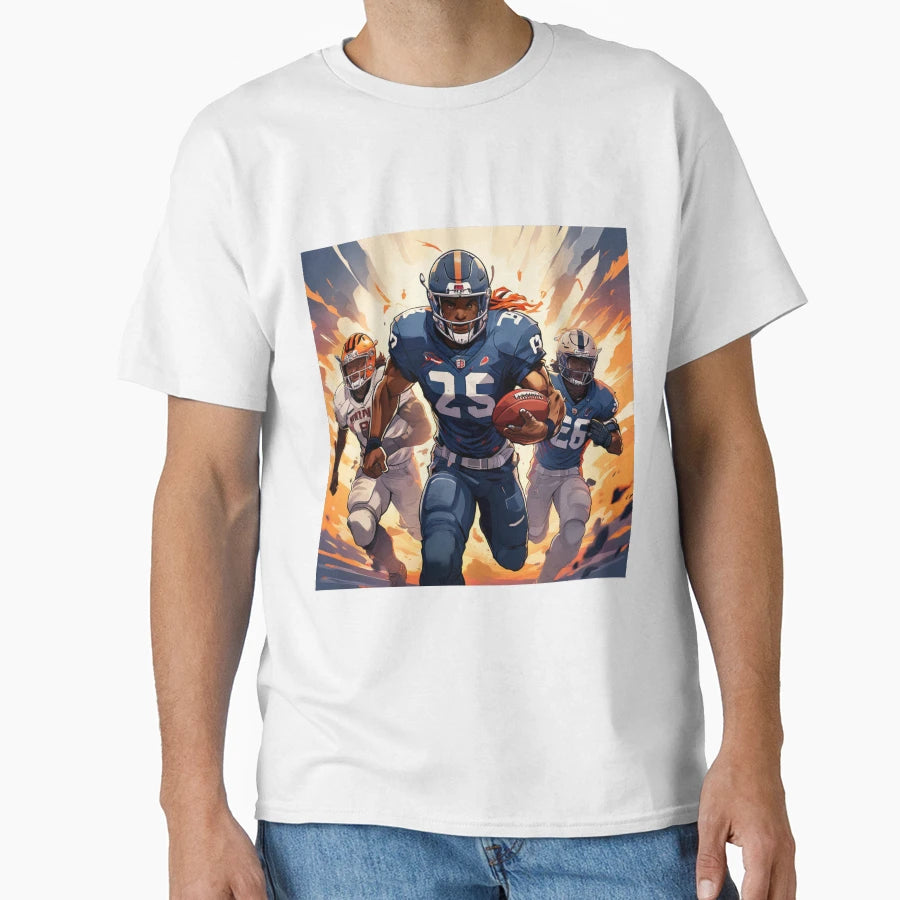 Iconic Stories American Football T-Shirt - Graphic Print for Adults - T-Shirt, Sweatshirt, Hoodie