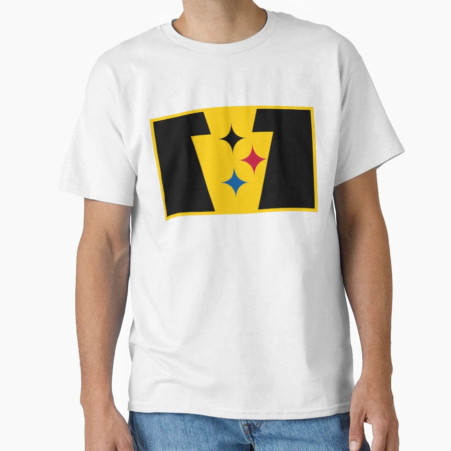 Pittsburgh Football Keystone Flag T-Shirt - Unique Graphic Unisex - T-Shirt, Sweatshirt, Hoodie