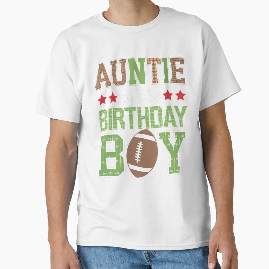 Auntie Birthday Family Party T-Shirt - Minimalist Print for Adults - T-Shirt, Sweatshirt, Hoodie