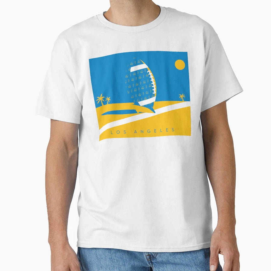 Los Angeles Football Nfl Fan Art T-Shirt - Unique Graphic for Adults - T-Shirt, Sweatshirt, Hoodie