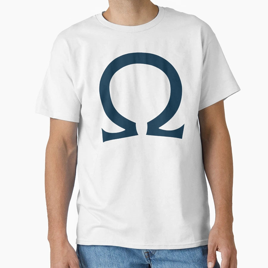 Omega Symbol T-Shirt - Aesthetic Graphic Unisex - T-Shirt, Sweatshirt, Hoodie