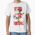 Second Love Is Footbal T-Shirt - Graphic Print Unisex - T-Shirt, Sweatshirt, Hoodie