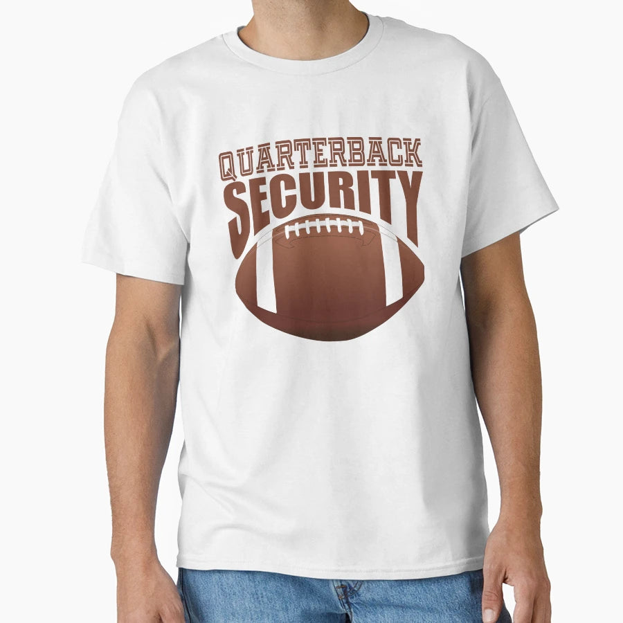 Quarterback Security Offensive Lineman T-Shirt - Trendy Graphic for Adults - T-Shirt, Sweatshirt, Hoodie
